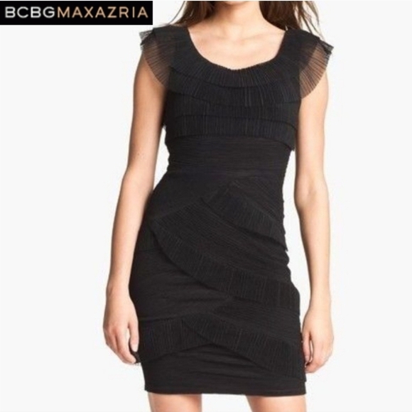 BCBGMaxAzria Dresses & Skirts - BCBGMaxAzria Briana Black Cocktail Dress